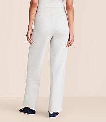 Lou & Grey Heathered Brushedsoft Slim Wide Leg Pants carousel Product Image 2