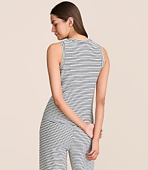 Lou & Grey Stripe Textured Tank Top carousel Product Image 3