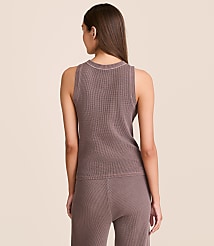 Lou & Grey Garment Dyed Waffle Tank Top carousel Product Image 2