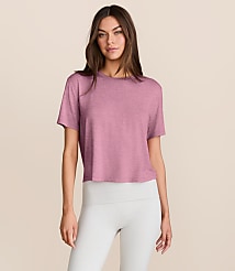 Lou & Grey Heathered Essential Modal Tee carousel Product Image 2