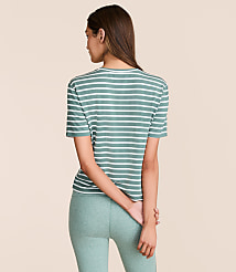 Lou & Grey Striped Essential Modal Tee carousel Product Image 3