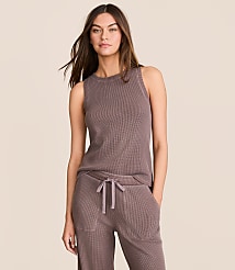 Lou & Grey Garment Dyed Waffle Tank Top carousel Product Image 3