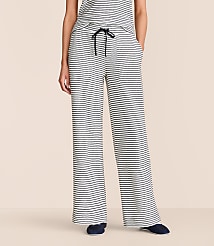 Lou & Grey Stripe Textured Wide Leg Pants carousel Product Image 3