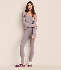 Lou & Grey Heathered Brushedsoft Leggings carousel Product Image 1