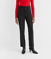 Tall Parker Straight Pants in Brushed Pinstripe carousel Product Image 2
