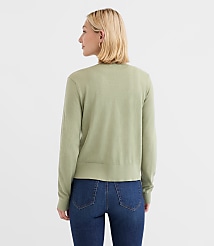 Modern Crew Neck Cardigan carousel Product Image 3