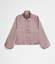 LOFT Versa Satin Bomber Jacket carousel Product Image 5