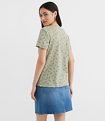 Floral Everyday Crew Tee carousel Product Image 3