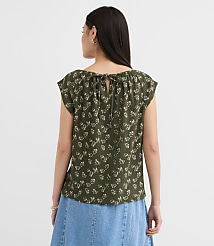Floral Square Neck Top carousel Product Image 3