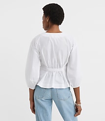 Poplin Cinched Back Shirt carousel Product Image 3