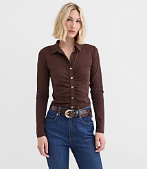 Ruched Shirt carousel Product Image 2