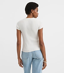 Textured Cap Sleeve Cardigan carousel Product Image 3