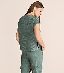Lou & Grey Ribbed Pocket Wedge Sweater carousel Product Image 2