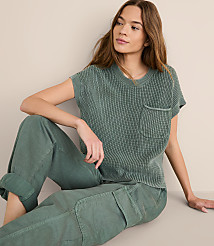 Lou & Grey Ribbed Pocket Wedge Sweater carousel Product Image 1