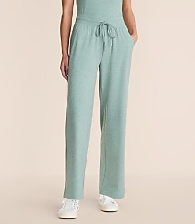 Lou & Grey Heathered Brushedsoft Slim Wide Leg Pants carousel Product Image 2