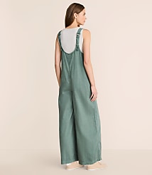 Lou & Grey Washed Twill Wide Leg Jumpsuit carousel Product Image 3
