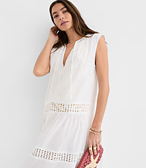 LOFT Beach Crochet Trim Maxi Dress carousel Product Image 2