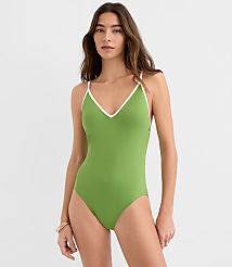 LOFT Beach Cutout Back One Piece Swimsuit carousel Product Image 1