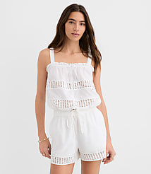 LOFT Beach Crochet Trim Bubble Cami carousel Product Image 2