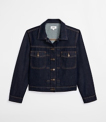 Rivete Denim Trucker Jacket in Nova Wash carousel Product Image 5