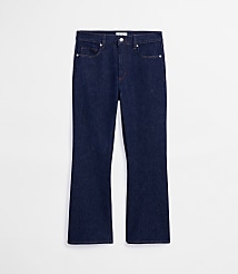 Rivete High Rise Kick Crop Jeans in Nova Wash carousel Product Image 4