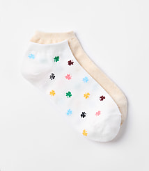 Shamrock & Heathered Ankle Sock Set carousel Product Image 1