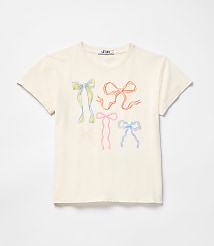 Letluv Ribbon Bows Tee carousel Product Image 1
