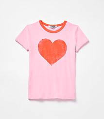 Letluv Pink Heart Tee carousel Product Image 1