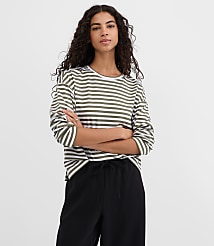 Striped Long Sleeve Modern Tee carousel Product Image 1