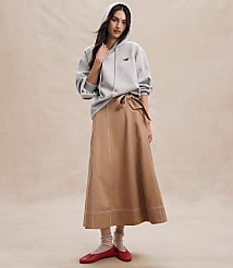 Petite Belted Midi Pocket Skirt carousel Product Image 4