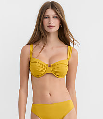 LOFT Beach Ruched Underwire Bikini Top carousel Product Image 3