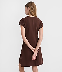 Side Twist Cap Sleeve Mini Dress carousel Product Image 3