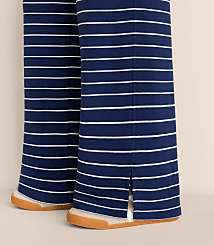 Petite Lou & Grey Striped Cozy Cotton Wide Leg Pants carousel Product Image 5