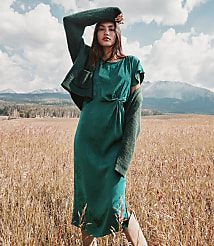 Floral Twist Flutter Sleeve Flare Dress carousel Product Image 1