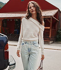 Tie Neck Sweater carousel Product Image 1