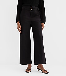 Double Belted Wide Leg Pants carousel Product Image 2