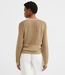 Metallic Mesh Stitch Sweater carousel Product Image 3