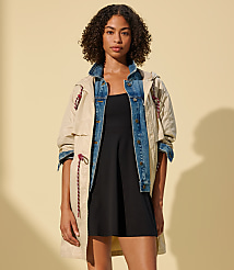 Lou & Grey Water Repellent Long Windbreaker carousel Product Image 4