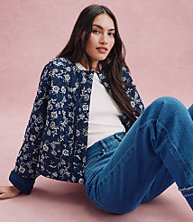 Floral Quilted Jacket carousel Product Image 4