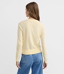 Modern Crew Neck Cardigan carousel Product Image 3
