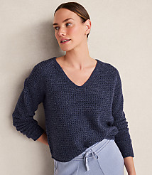 Haven Well Within Merino Wool Blend V-Neck Sweater carousel Product Image 1