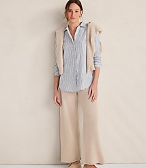 Haven Well Within The Daily Shirt in Linen Stripe carousel Product Image 3
