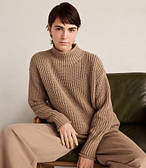 Haven Well Within Organic Cotton Roll Neck Sweater carousel Product Image 3
