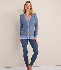 Haven Well Within Garment-Dyed Organic Cotton Shaker Stitch Cardigan carousel Product Image 2