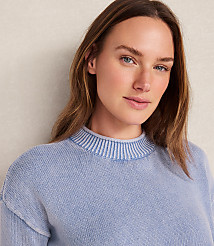 Haven Well Within Organic Cotton Stripe Roll Neck Sweater carousel Product Image 3