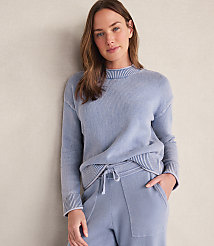 Haven Well Within Organic Cotton Stripe Roll Neck Sweater carousel Product Image 1