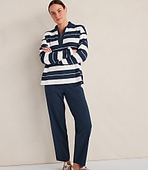 Haven Well Within Organic Cotton Interlock Barrel Leg Pants carousel Product Image 2
