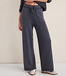 Haven Well Within Organic Cotton Knit Wide Leg Pants carousel Product Image 1