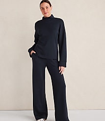 Haven Well Within Soft Knit Wide Leg Pleated Pants carousel Product Image 2