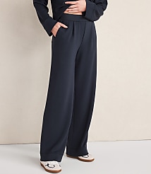 Haven Well Within Soft Knit Wide Leg Pleated Pants carousel Product Image 1